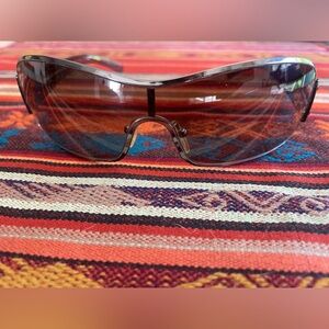 Prada Dark Silver UNISEX Sunglasses - Pre-owned